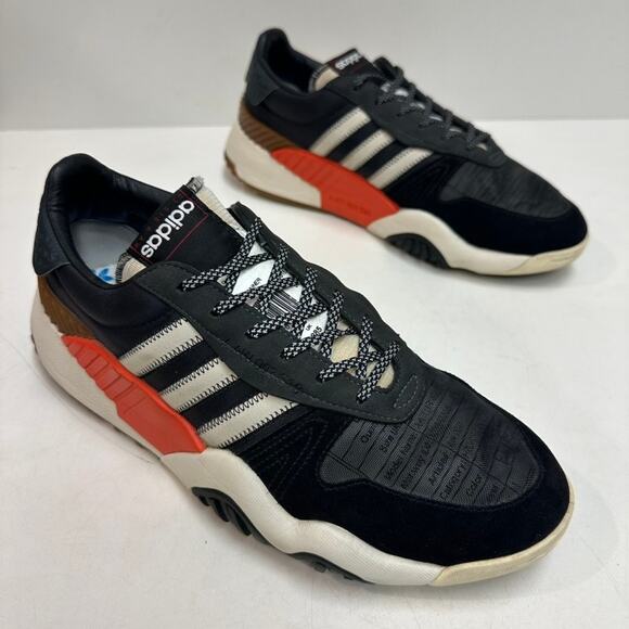 VERY GOOD adidas x Alexander Wang Turnout Trainer Core Black Streetwear 10.5 - Picture 4 of 12